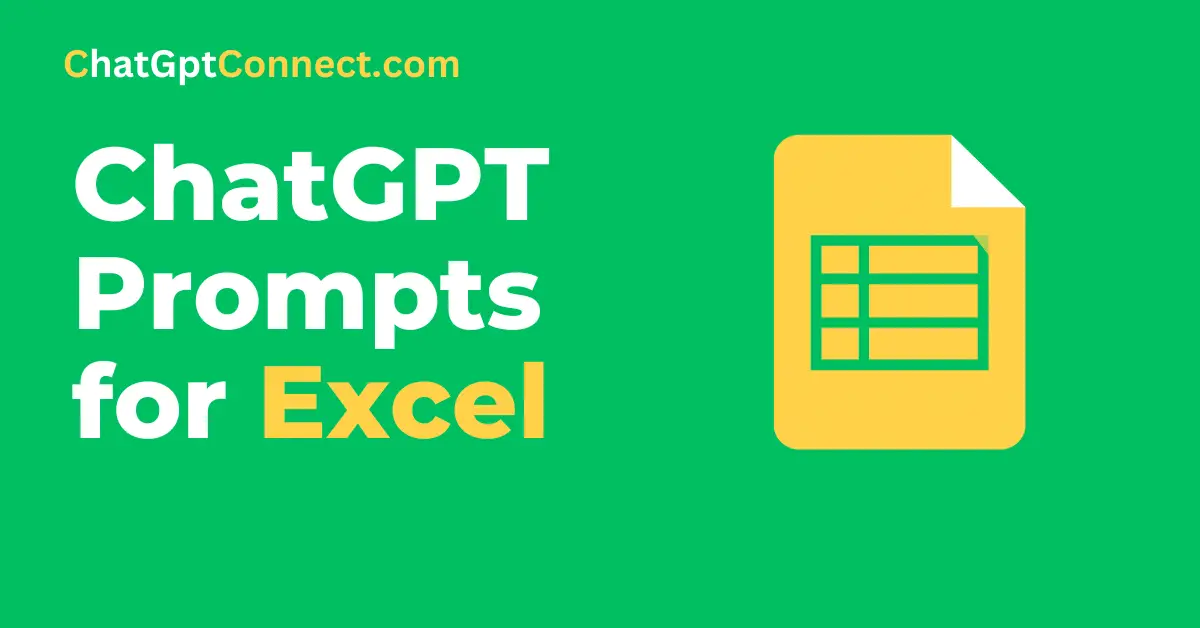 ChatGPT prompts for Excel