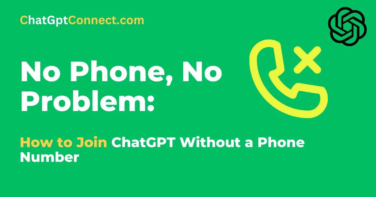 Sign up for ChatGPT without a phone number
